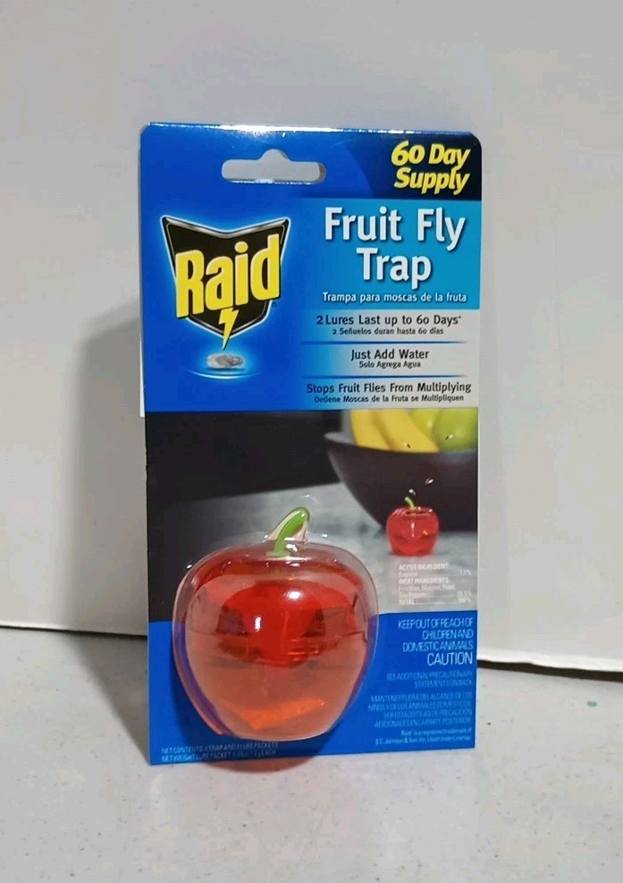 Lot Of 6 RAID FFTA-RAID Apple Fruit Fly Traps