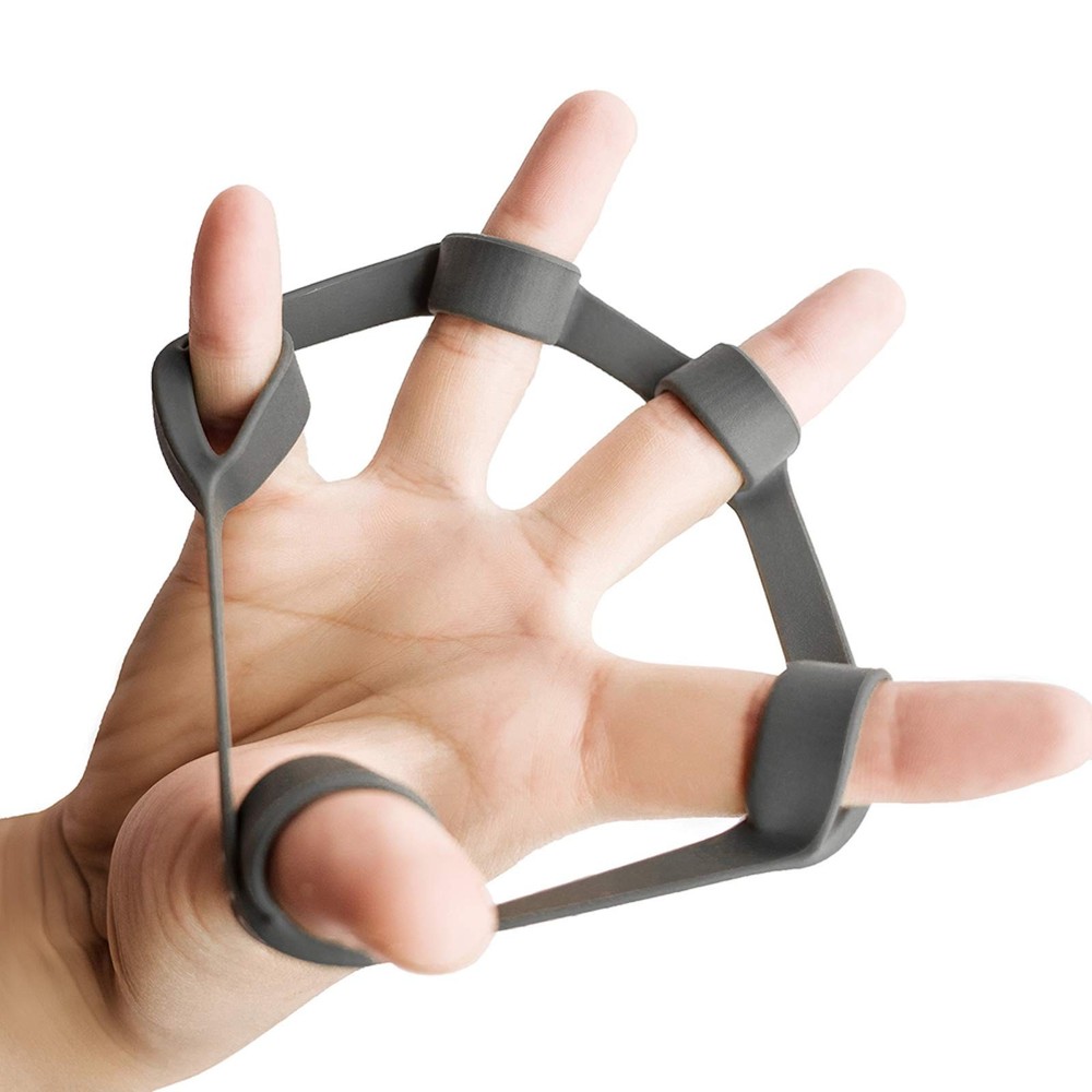 Airisland Finger Stretcher Hand Resistance Bands Extensor Black