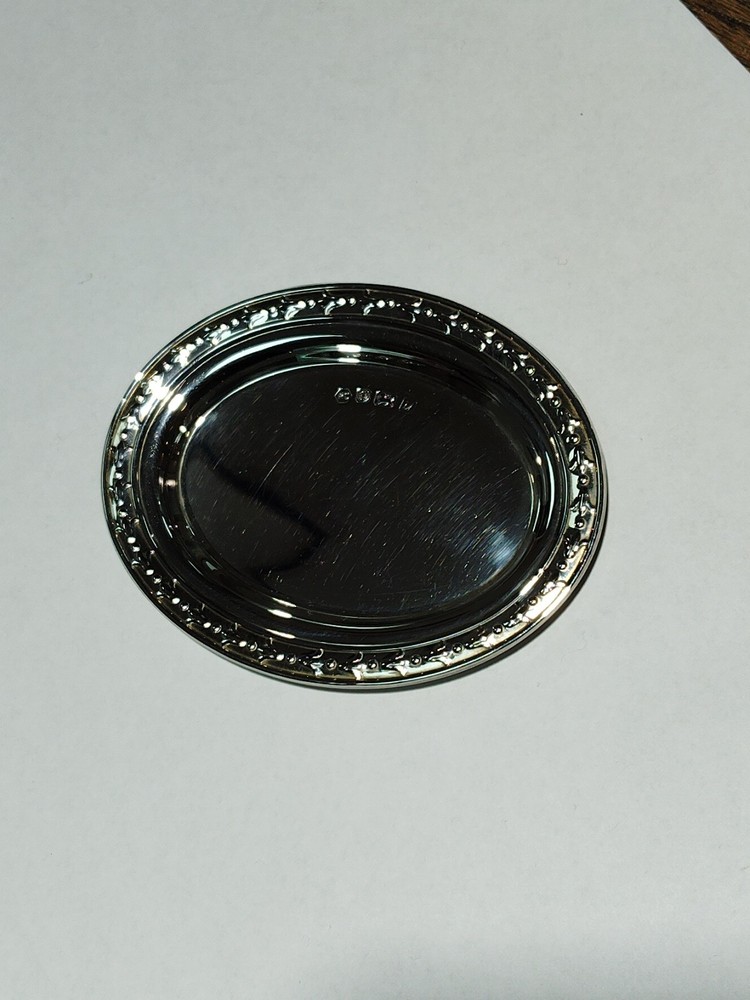 Solid Sterling Silver Small Trinket Tray Hallmarked Sheffield 1994