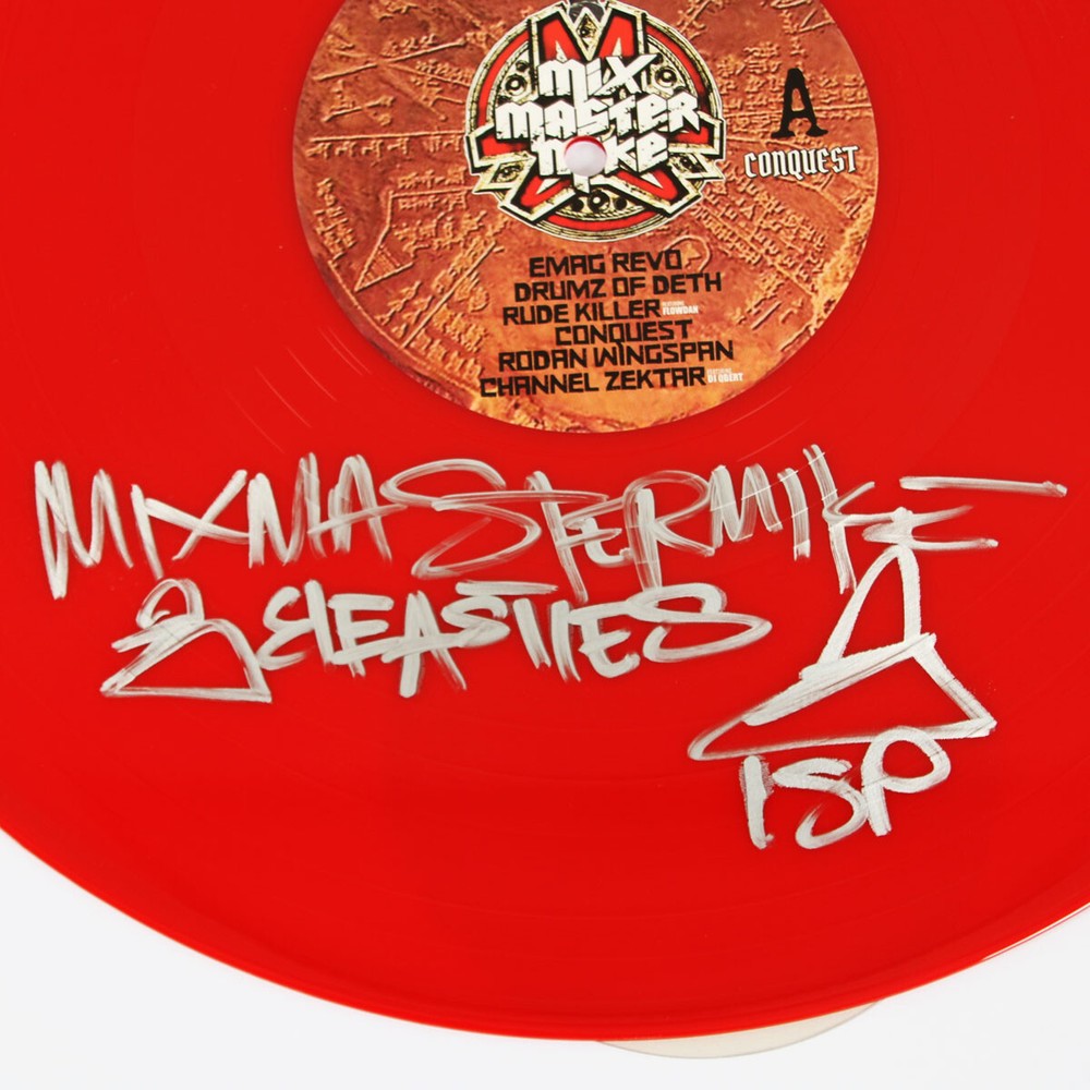 Mix Master Mike Signed Record Album Conquest Signed Twice! - COA JSA