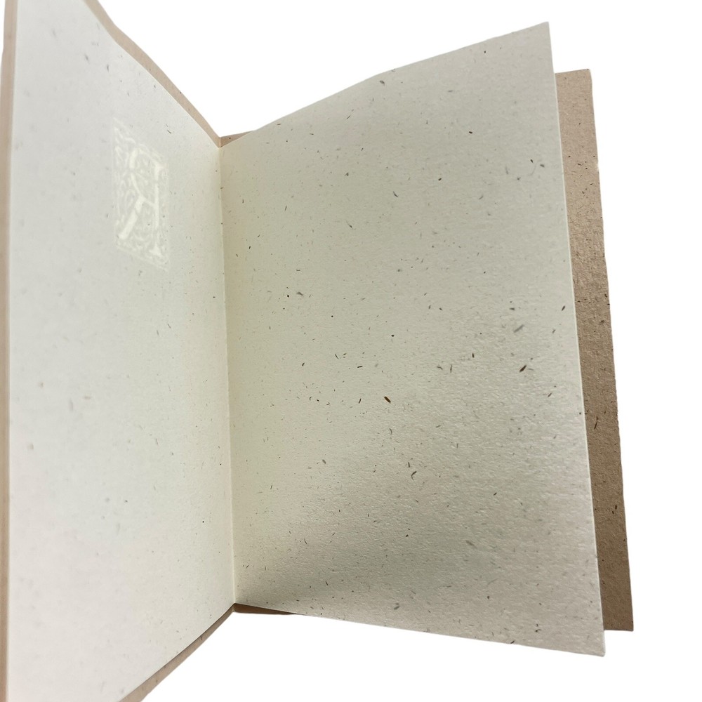Hallmark Blank Note Cards Monogram Letter R Scrollwork Beige Sand Elegant