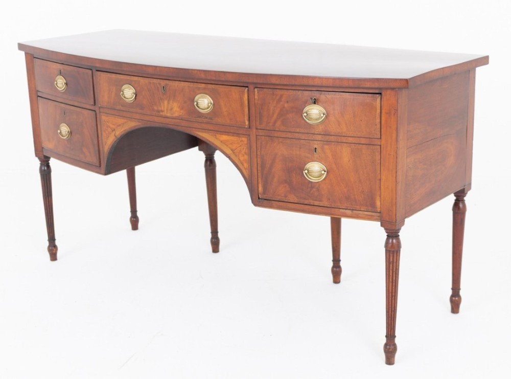 Period Regency Sideboard Bow Front Server Mahogany 1810