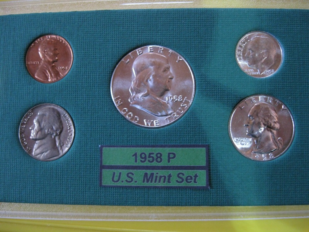 1958 P US Mint Set Brilliant Uncirculated!