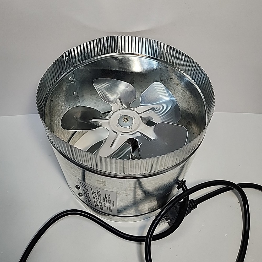VenTech VT DF-8 DF8 Duct Fan, 400 CFM, 8"