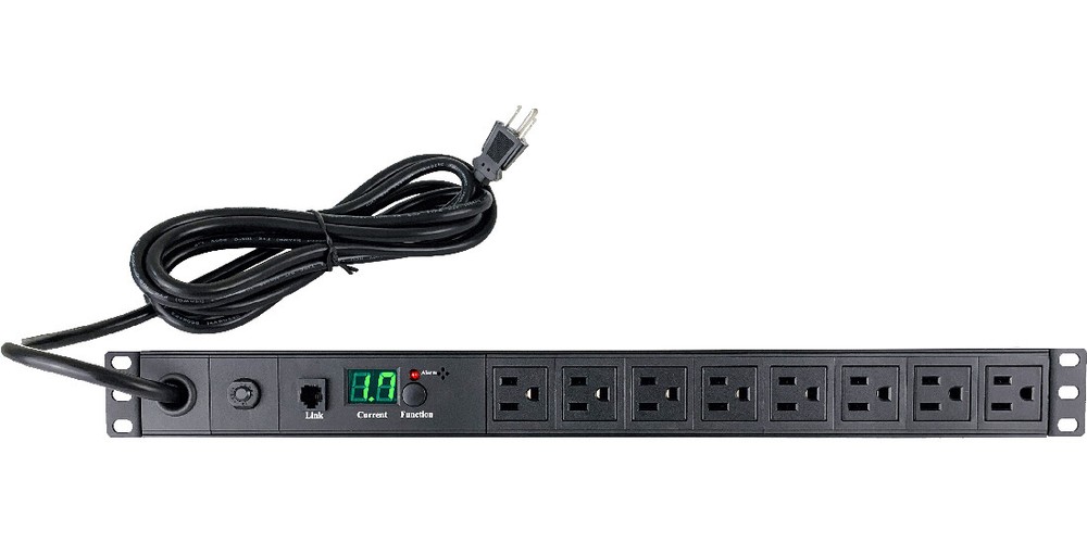 Premium Metered PDU With Current Meter LED Panel For Power Reading