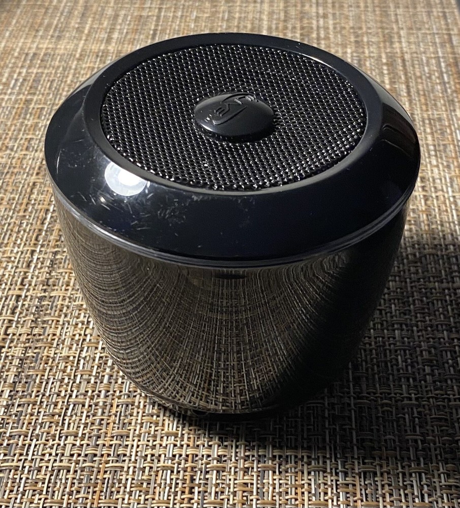 iLive iSB14B Portable Bluetooth Speaker Color Changing Glow Ring LEDs
