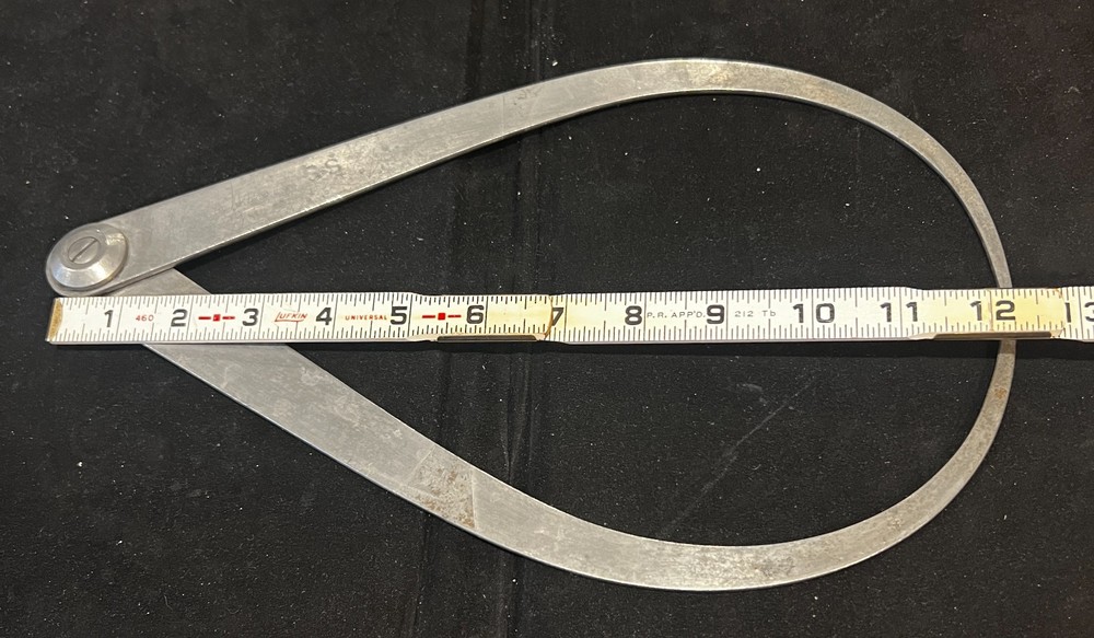 Union Tool Co. 12" Outside Diameter OD Caliper Preowned Vintage