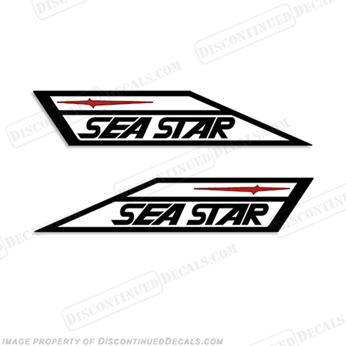 Fits Sea Star Boat Decals