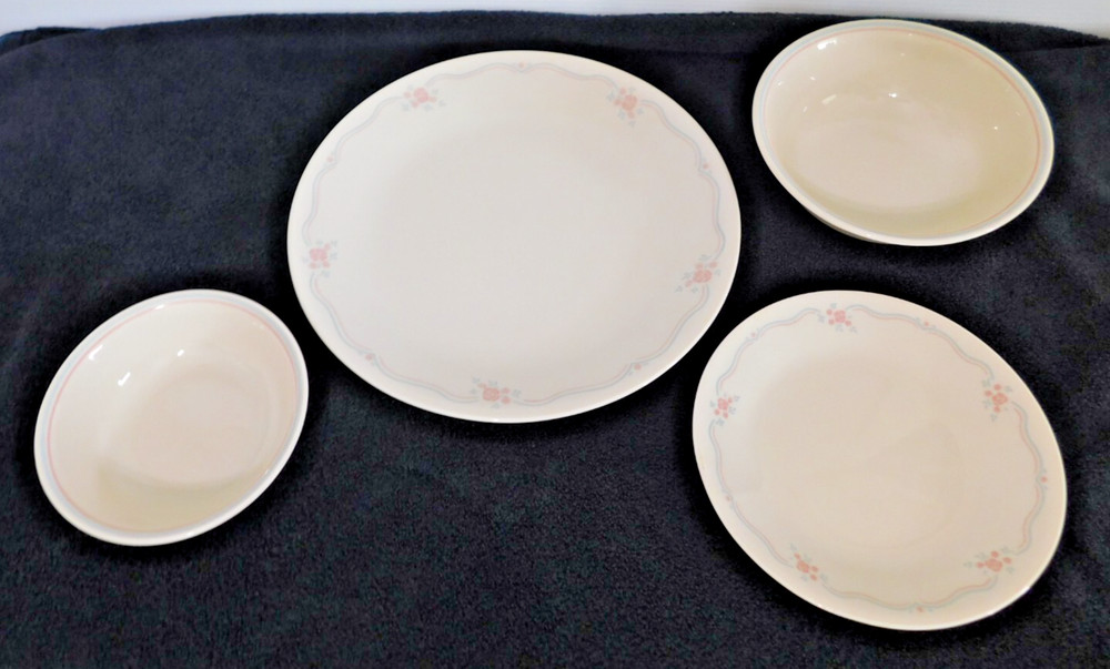 Corelle English Breakfast 16 Pieces Table Dinner Setting for 4 People