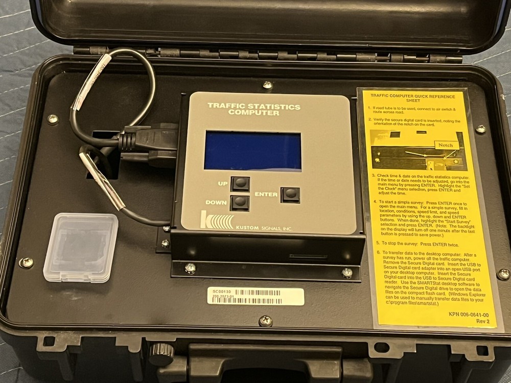 Kustom Signals Traffic Statistics Computer