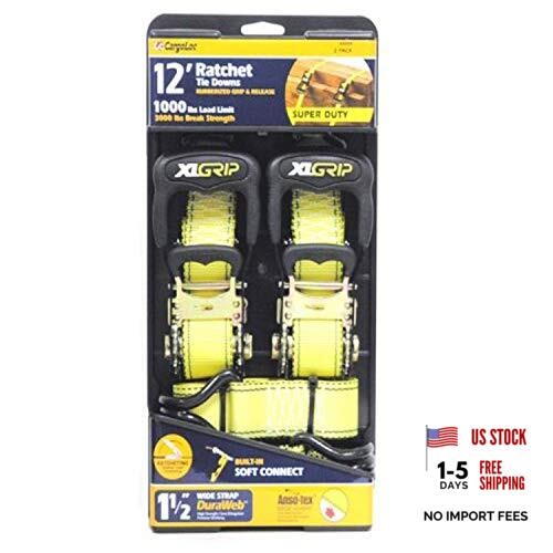 CargoLoc 84009 Xlgrip Heavy Duty Tie Down, 2-Pack