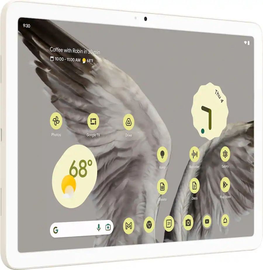 Google Pixel Tablet - Android Tablet 128GB, 11" Porcelain - Good Refurbished