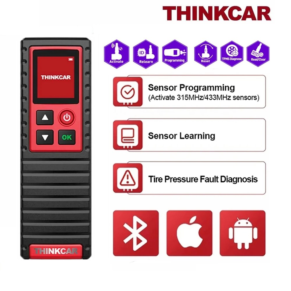 THINKTPMS G2 TPMS Relearn Reset Diagnostic Tool Tire Pressure Sensor Program