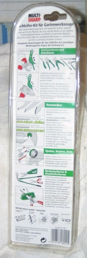 Multi-Sharp@ 3 Pcs. Sharpener Set New In Package Made In Germany