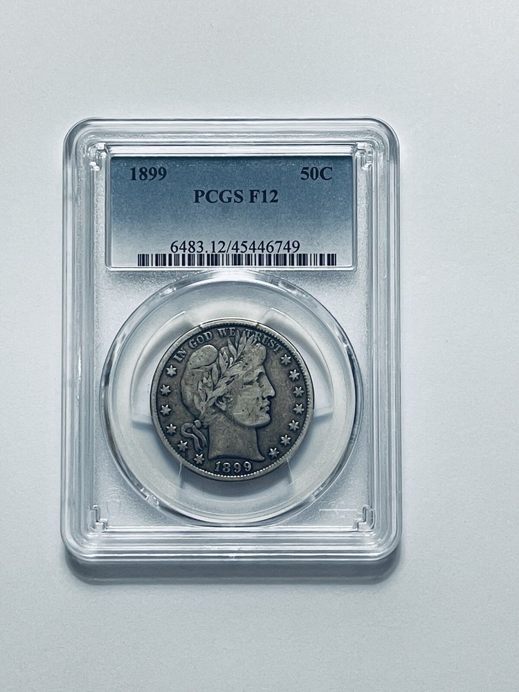1899 Barber Half Dollar PCGS F12