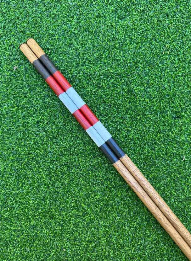 Golf Alignment Sticks Training Aid Swing Practice Rods Set Durable