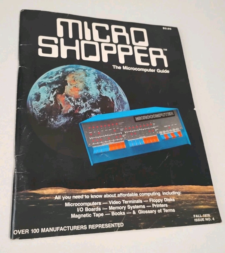 Micro Shopper magazine Fall 1978 Vintage Computing / Computer Book/ Liturature