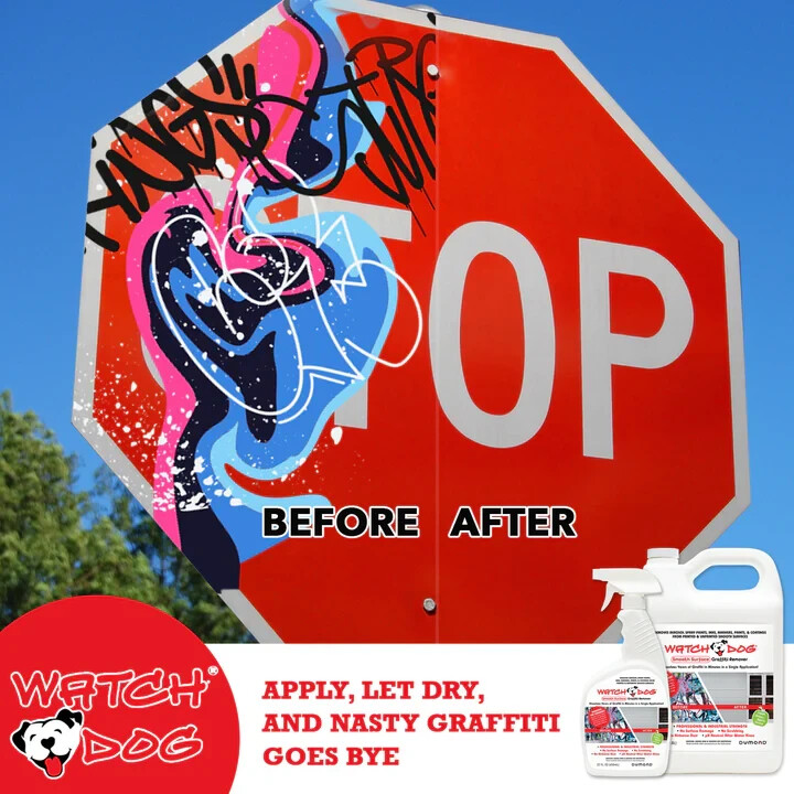 Watch Dog Smooth Surface Graffiti Remover - 22oz Spray Bottle