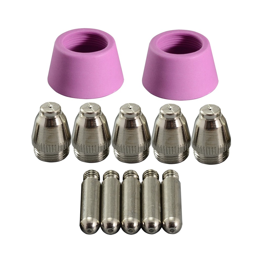 WSD60 AG-60 SG-55 Plasma Consumables Shield Nozzles 1.2mm Tips Electrode Qty-12