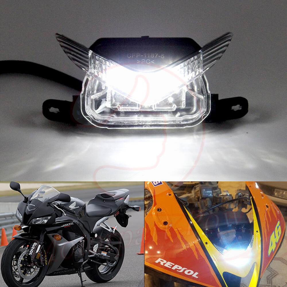 Front Upper LED Bulb Light Headlight Lamp Small For Honda CBR600RR ABS 2007-2012