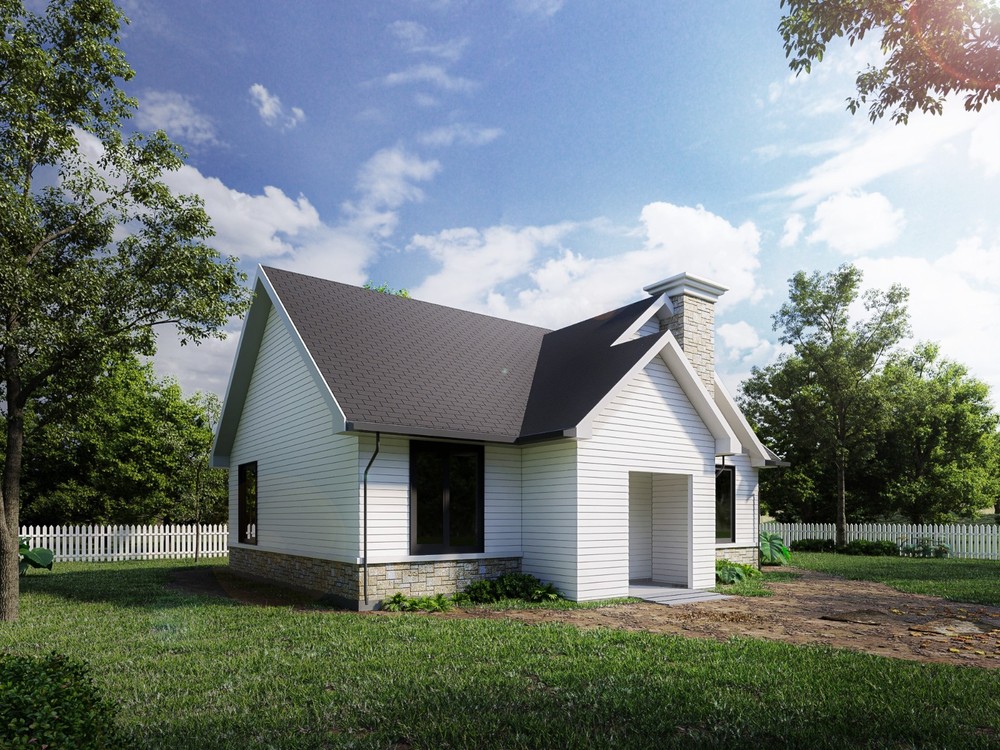 Generic 951 sqft Tiny Home Plans - 3 Bedrooms, Ensuite, 3D Views, Comprehensive
