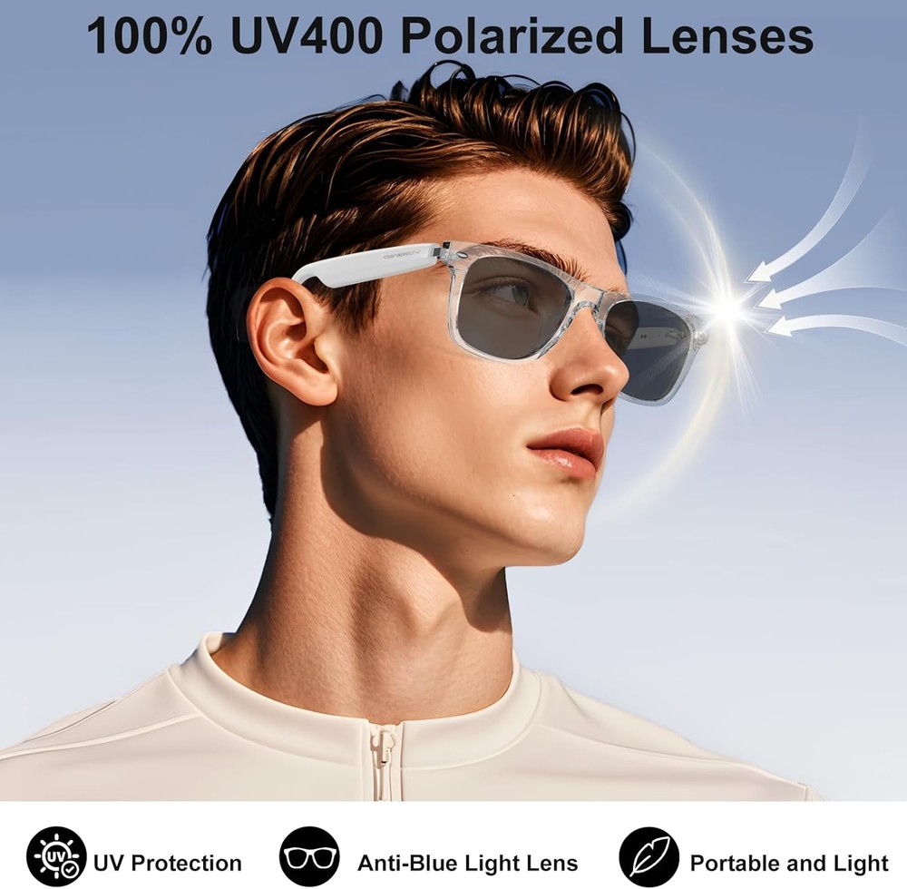 AI Glasses for 165 Languages, Music Function & Automatic Lens Adjustment