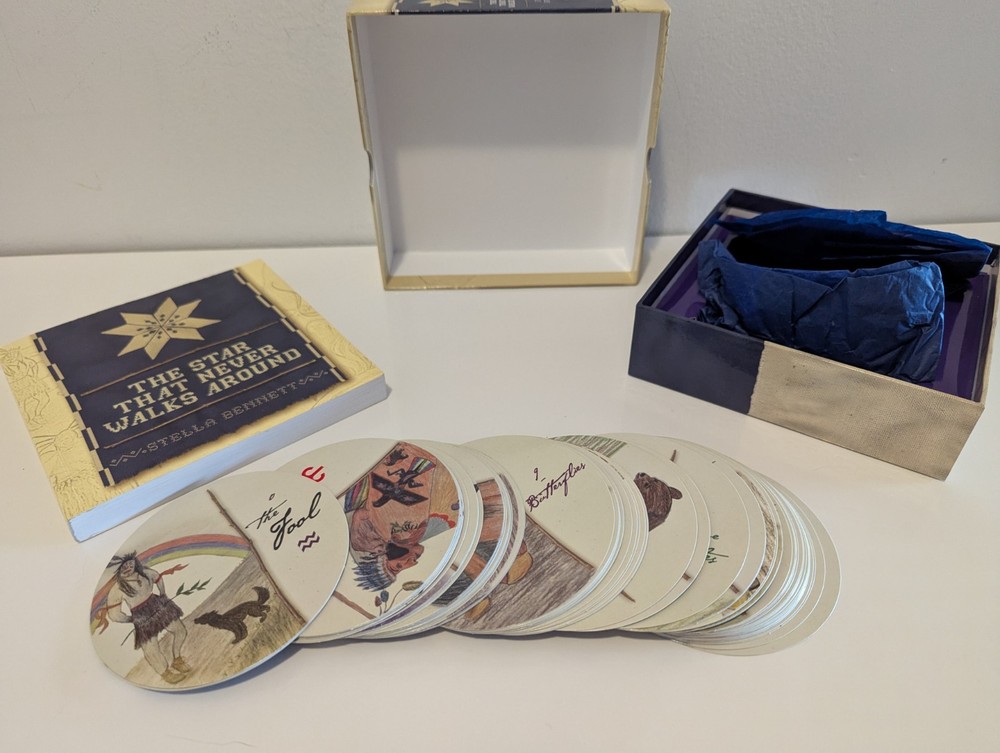 The Star That Never Walks Around Circular Tarot Deck & Book Set Rare