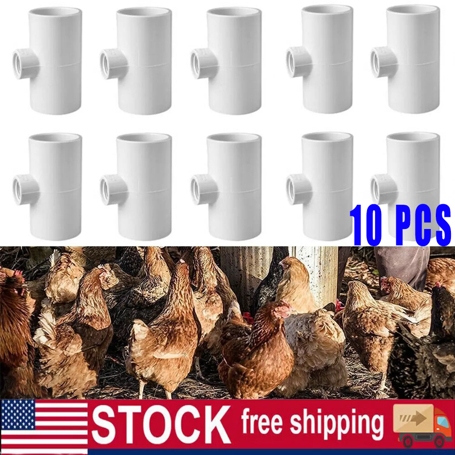 10pcs three-way Connector For Chicken Waterer Fully Automatic