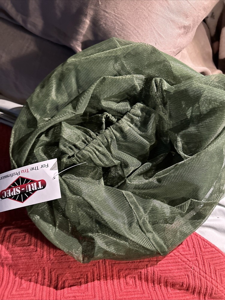 Tru-Spec Mosquito Net Hat NEW Hunting Woods Solid Green