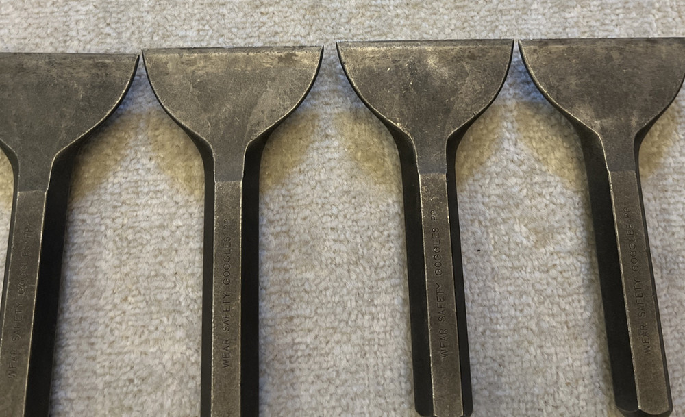 QTY 4 Mayhew 12302 Brick Mason Chisel