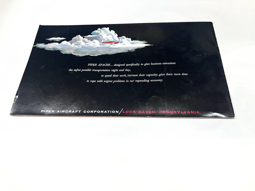 Vintage Piper Apache Brochure