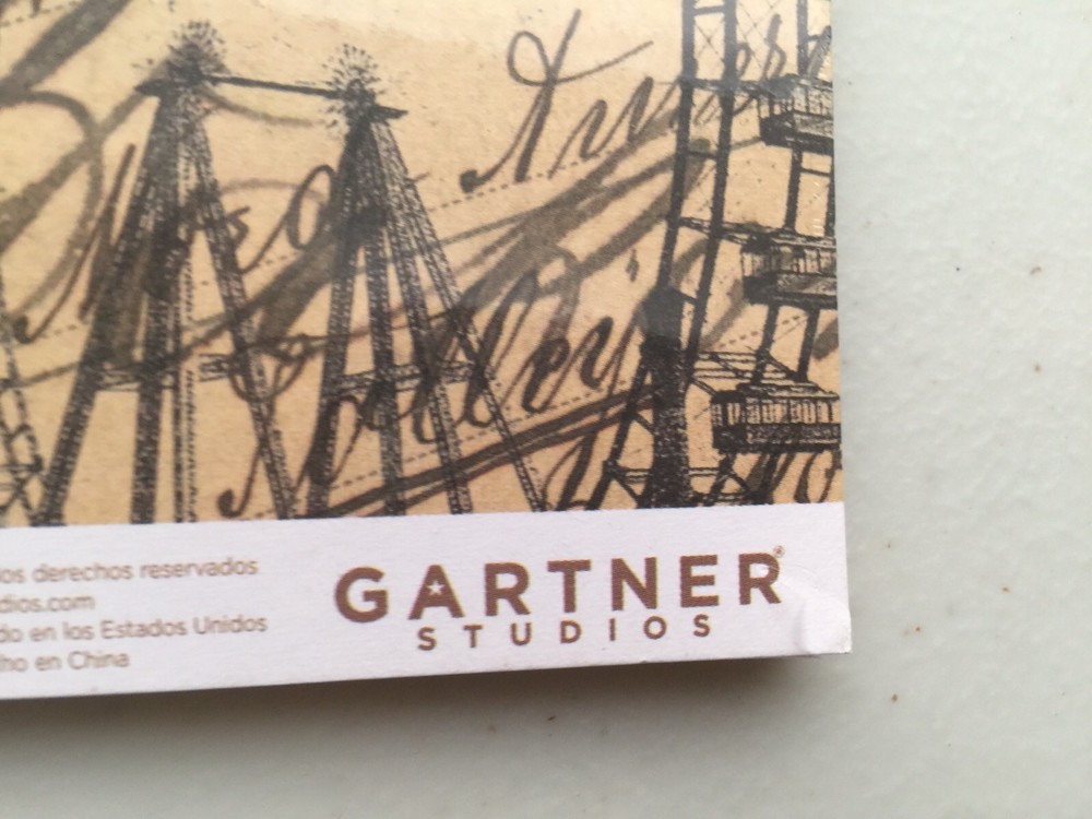 gartner studios scrapbook paper 12 X 12 Old World collage 25 sheets New package
