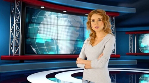 Virtual Set News Backgrounds - HD Studio Pack Volume 1