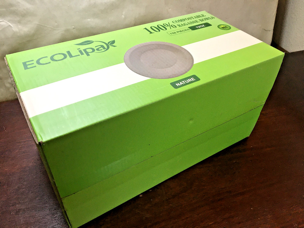 ECOlipa, 150, 12 oz Compostable Bowls, New Box