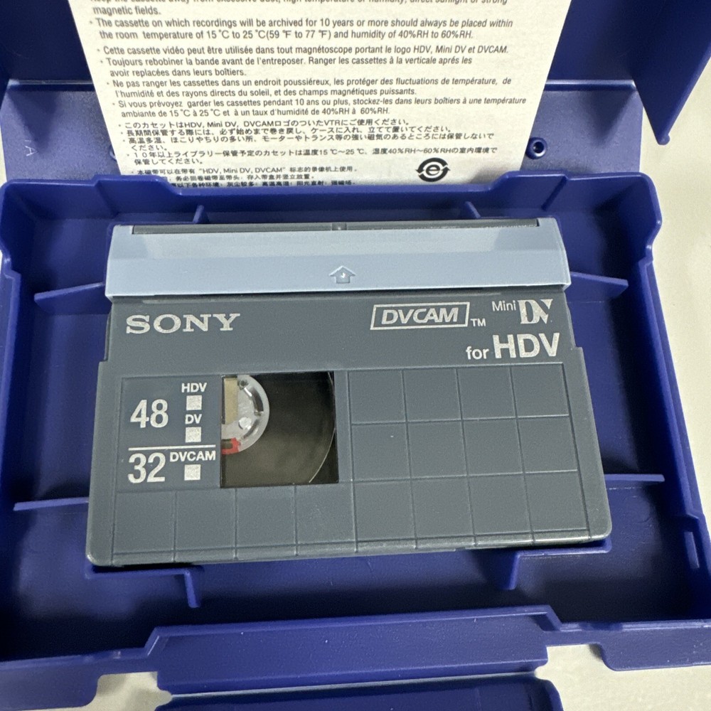 Sony PDVM-32N Digital Video Cassette DVCAM