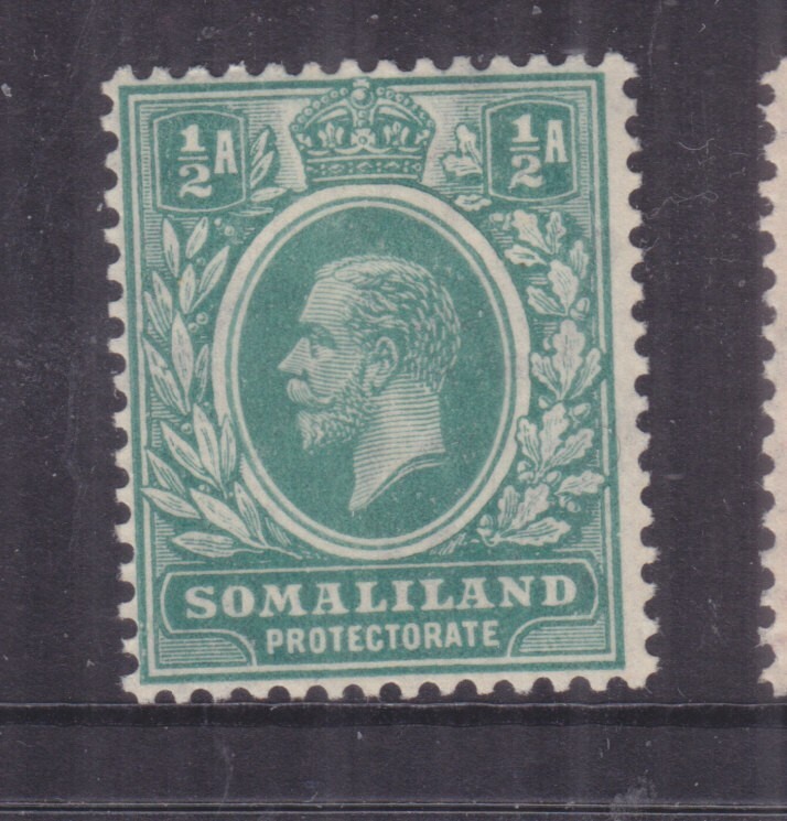 MALTA, 1919 KGV, Mult. CA, 1/2d. Deep Green, lhm.