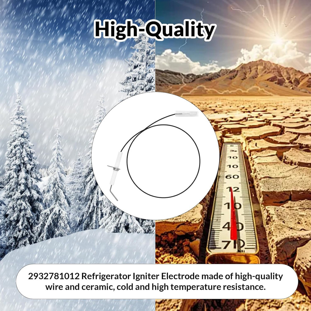 Refrigerator Igniter Electrode Compatible with Dometic RV Fridge 2932781012