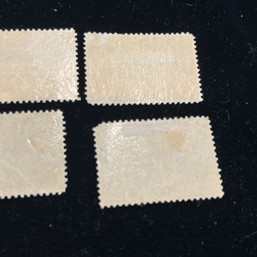 US Stamp # 372 . 2 Cent. Mint Disturbed & Hinge Thin 4 Pc Make Offers !!!! Lot 2