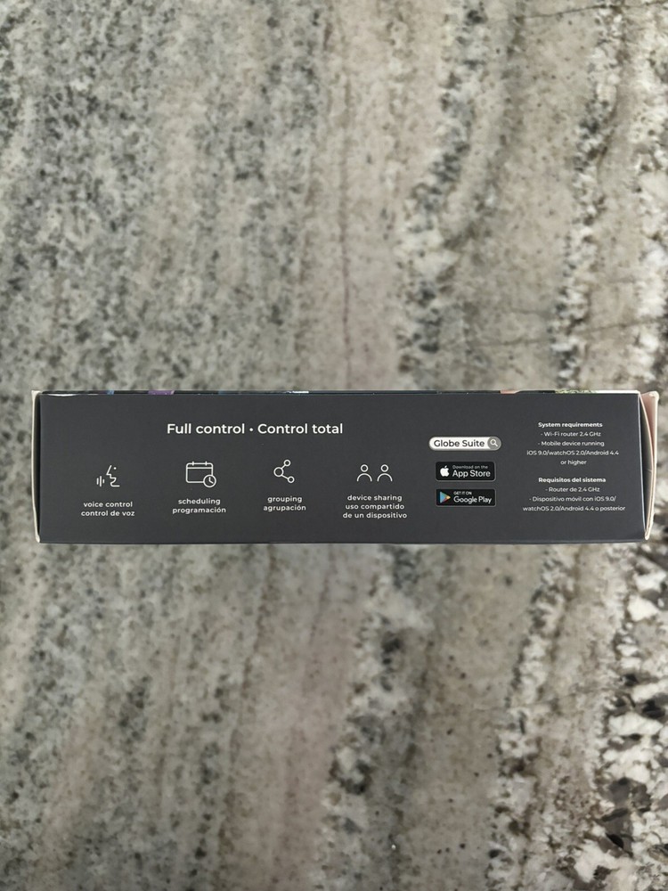 Globe Smart Strip LED Light 10ft Full Remote Control Never Opened Wi-Fi Control