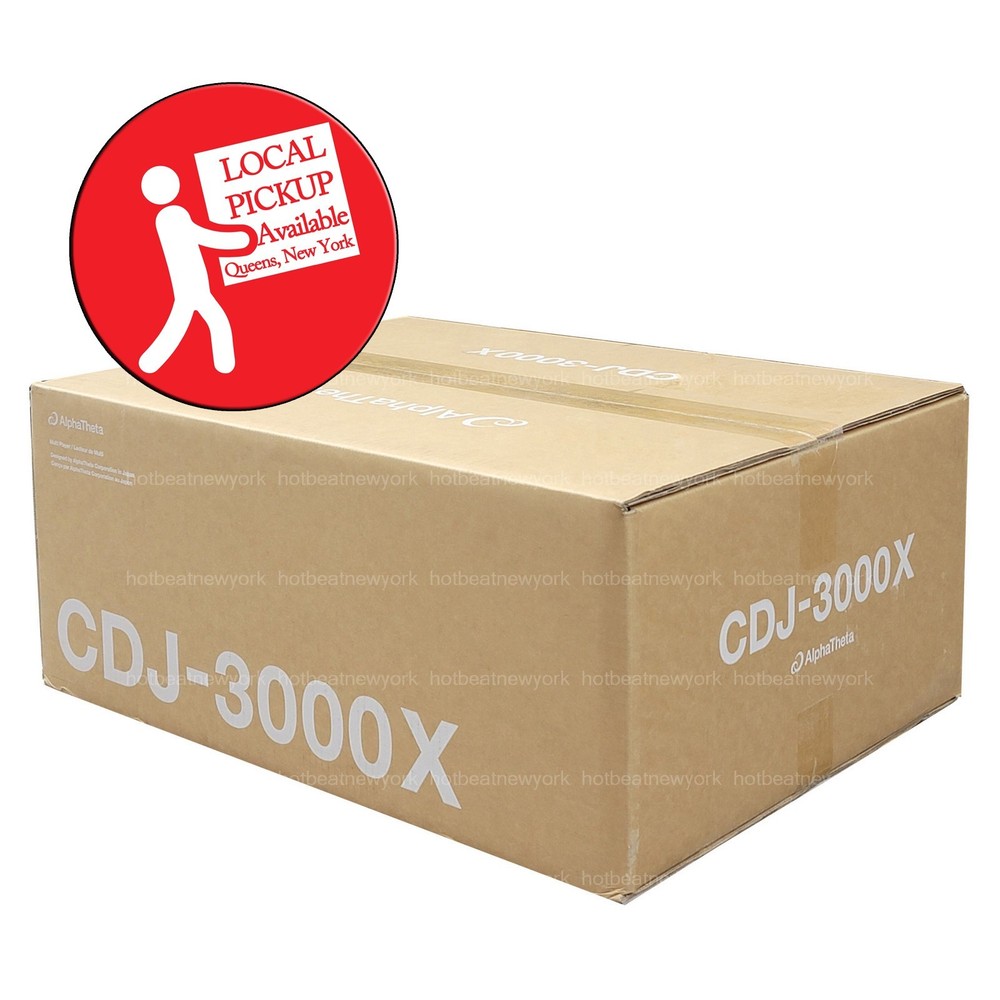 AlphaTheta CDJ-3000X High-Resolution Professional DJ Player