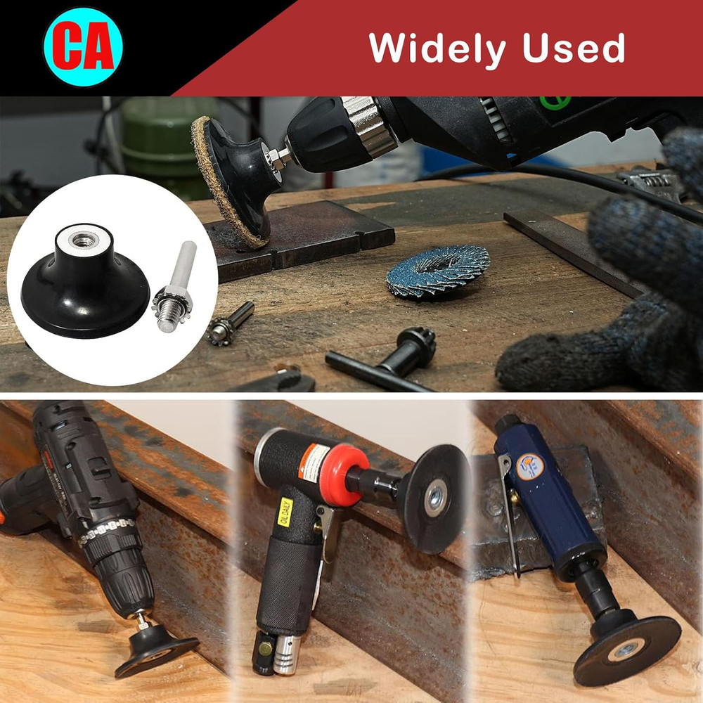 2 Inch Sanding Discs Holder Roll Lock Disc Pad Quick Change Disc Adapter with 1/