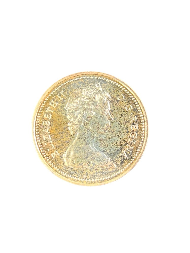 1972 Canada Silver Dollar - Nice Toning 50% Silver - #0534