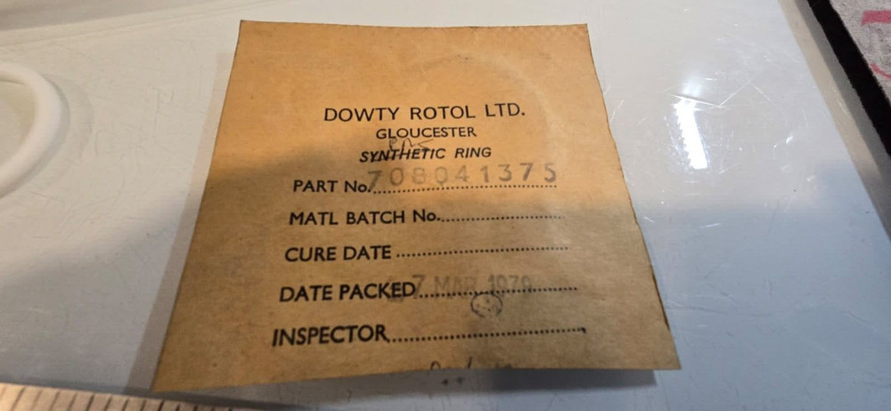 (2EA) SAFRAN LANDING SYSTEMS BACKING RING 708041375 5330-00-453-2911