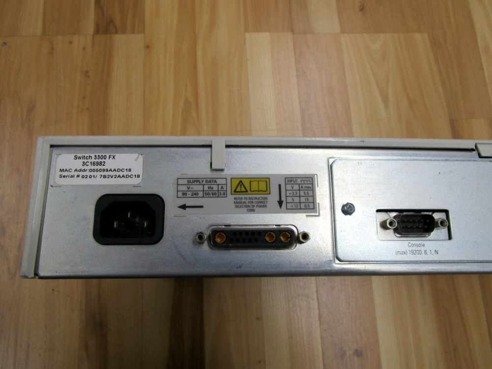 3Com 3C16982 Super Stack Switch 1698-210-000-8.00