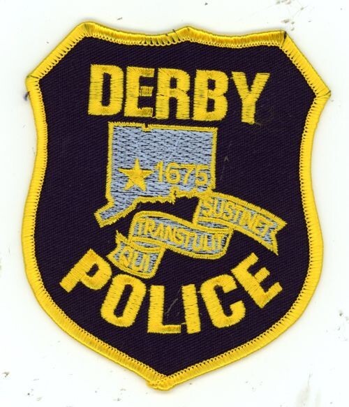 CONNECTICUT CT DERBY POLICE NICE SHOULDER PATCH SHERIFF