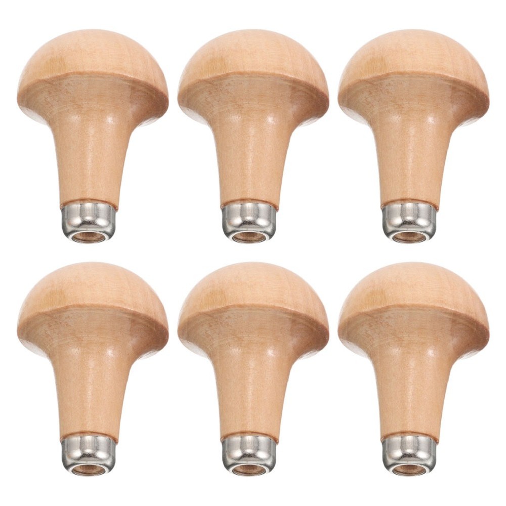 6 Pcs File Replacement Accessory Handles for Hand-operated Tools