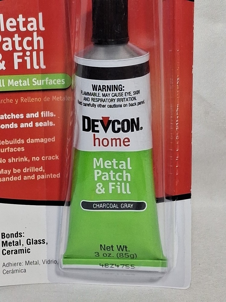 Devcon High Strength Gray Metal Patch & Fill 3 oz, All Purpose Adhesive