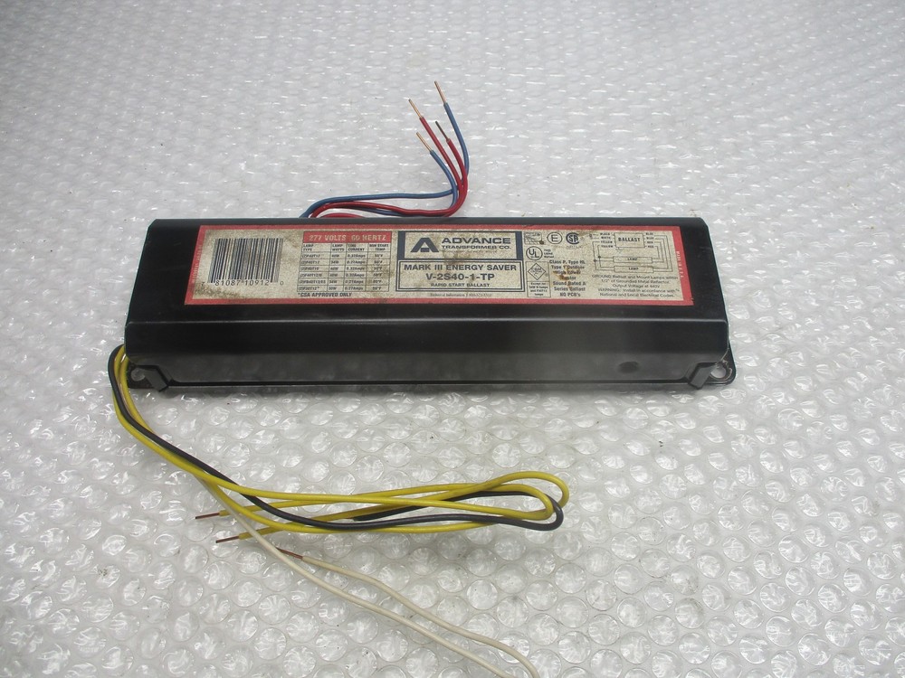 ADVANCE V-2S40-1-TP BALLAST NSNP