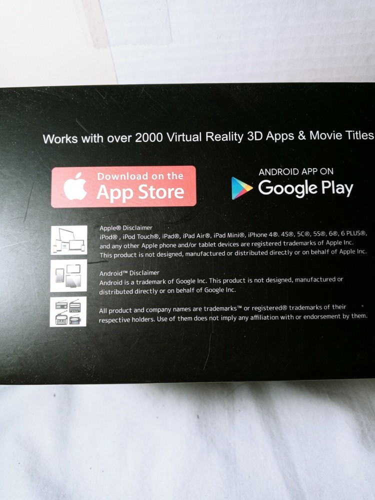 Zuzika 3D Virtual Reality Headgear With Remote