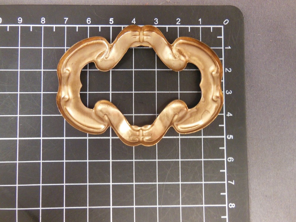 Brass Ribbon Frame X-Large jewelry finding (osb143)